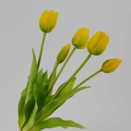 Simulation Soft Gum Tulip Bouquet PE Latex Silicone Tulip Flower Simulation Flower Moisturizing Feel