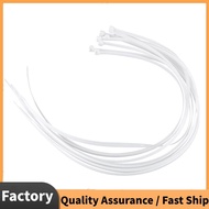 10X Extra Long 76Cm Cable Ties White Zip Wraps