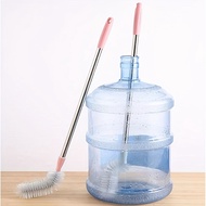 TEMU 1pc Stainless Steel Bucket Brush, 26.77 Inches (approximately 68cm), Nylon Bristles, Plastic Ha