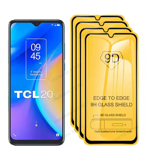 9D Tempered Glass Screen Protector for TCL 20 SE 20L Plus 20S 10L L10 Pro 5G Anti Explosion Screen P