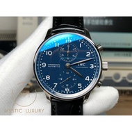 Iwc _ English IW371606 Blue Dial 41mm-Luxury Men's Automatic Watches