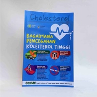 Health Poster - Cholesterol, Prevent High Cholesterol - for Health Centers, Clinics