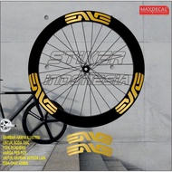 Enve gold fixie road bike rim stickers