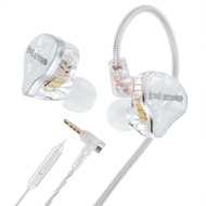 HZSOUND White Snow LCP+PU Diaphragm 10mm Dynamic Driver In-Ear HiFi Earphone
