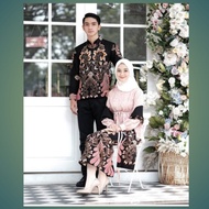 Dijual Kebaya Modern Batik Muslim Baju Couple Pasangan Kondangan