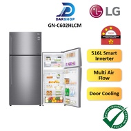 LG Refrigerator 2 Door Inverter 516L Fridge Peti Sejuk Peti Ais 2 Pintu Inverter Murah 冰箱 GN-C602HLCM