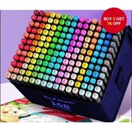 60/80/90/100/120/168 Color Oily Double-head Marker TECNO SHOP BR Marker Dwi Kepala Oily Warna 60/80/