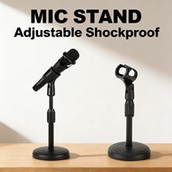 Microphone KTV Pemegang Live Zoom Meeting Table Desktop Adjustable Mic Stand