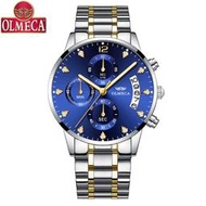 olmeca爆款男士手錶時尚防水手錶石英表非機械錶
