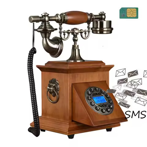 cordless Phone GSM SIM Card Fixed wireless Landline antique Fixed retro Telephone home office hotel 