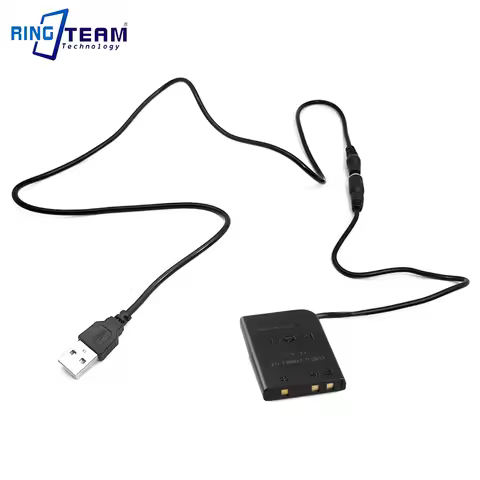 EN-EL5 EP-62A EH-62A Dummy Battery Coupler with USB Cable for Nikon Cameras Coolpix P6000 P80 P90 P1