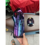 Bộ ốp pô nhựa màu Titan xe Vario PCX ADV dòng 160i