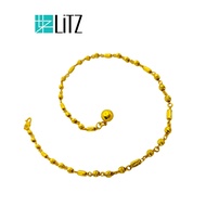 LITZ 916 (22K) Gold Anklet (PX) LGA0024 <5.06g+/->