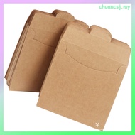 Brown Bag Color CD Packaging Paper Bags with Handles Sleeves Cases Small Envelope