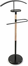 Versa Holstebro Modern and Multifunctional Valet Stand with 2 Hooks or Hangers for Men's or Women's 