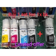 Epson 003 AAA refill ink 70ml free1 bk  for L3110 L3150 L1110 L5190