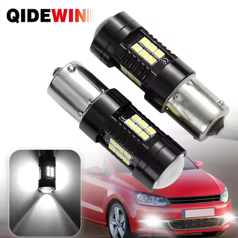 2pcs LED Reverse Light Blub Lamp P21W BA15S Canbus For VW Passat B5 B5.5 B6 Golf mk3 mk4 mk5 mk6 3 4