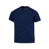 Khaki Bros. - Henley T-shirt - เสื้อยืดแขนสั้น คอ Henley ทรง Regular - KM24K079