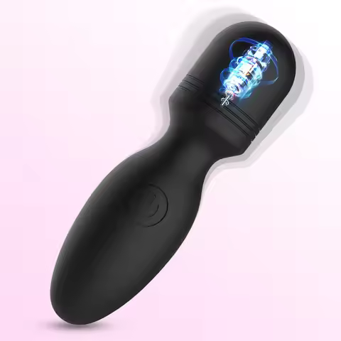 Super mini massage stick silicone material 10-frequency USB rechargeable vibrator mini compact and e