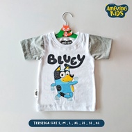 Bluey white Kids T-shirt - Kids Clothes