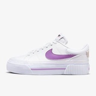13代購 W Nike Court Legacy Lift 白紫 女鞋 休閒鞋 復古球鞋 DM7590-103 23Q3