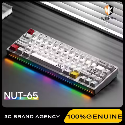 Weikav Nut65 Mechanical Keyboard Tri Mode Wireless Aluminum Alloy Customized Keyboard 65% Gaket Keyb