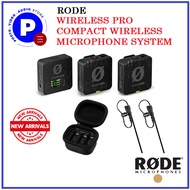 RODE WIRELESS PRO COMPACT WIRELESS MICROPHONE SYSTEM (2X TRANSMITTER &amp; 1X RECEIVER)
