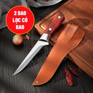 COMBO Dao Tanto Mini Nhật Bản Dao Lọc Mang Du Lịch - Kèm Hộp Đựng