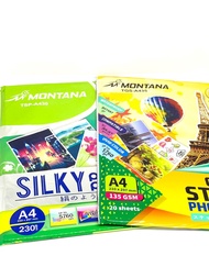 Silky Paper/Montana Silky Photo Paper/ Glossy Sticker Paper/Montana Photo Glossy Sticker Paper TGS-A435