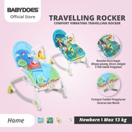 Babydoes Baby Bouncer Baby Rocker Bouncer NewBorn Toddler Traveling Rocker CH-1765