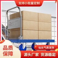 Trolley Trolley Hand Buggy Foldable and Portable Handling Household Trailer Platform Trolley Pick up Express Luggage Tro