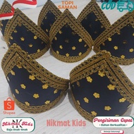 BAGUS Topi saman laki laki asesoris kepala adat aceh topi aceh tari saman bungong jeumpa anak dewasa