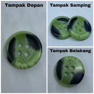 HIJAU Jacket buttons in various colors, size 24L /15mm EXPORT QUALITY RT6072-24 COL 6F = Pale green,