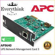 APC AP9640 UPS NETWORK MANAGEMENT CARD 3 FOR REMOTE MONITORING AND CONTROL OF INDIVIDUAL UPS BY NETW