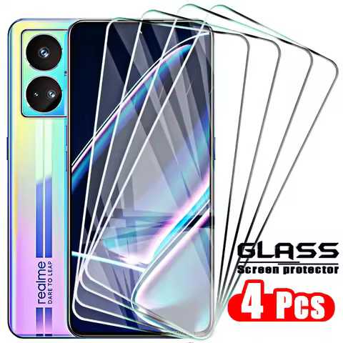4pcs Glass for Realme GT Neo 5 Se 5se 5 240w 3 2 T 3t 2t Tempered Glass GT Neo 5 GT3 GT2 Gt 3 2 Pro 