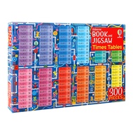 ต้นฉบับภาษาอังกฤษนำเข้า Usborne Book และ Jigsaw Times Tables Multiplication Formula 6-9 Children S E
