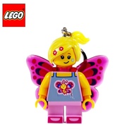 Lego LEGO Butterfly Girl Doctor Love Keychain Couple LED Luminous Keychain Ring Creative Pendant Hum