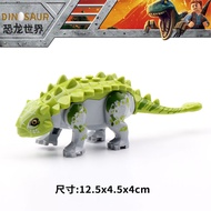 A/🗽Jurassic Dinosaur Compatible with Lego World Park Tyrannosaurus Fire Thief Giganotosaurus Sickle Dragon Assembled Bui