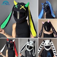 OPENMALL Universal Plush Motorcycle Helmet Cover for Full Rabbit Plush Helmet Covers for Christmas G