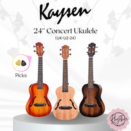 Kaysen 24" Concert Size Ukulele UK-U2 (Mustache Sound Hold)
