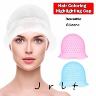 JRLT Hair Coloring Hat, With Hook Silicone Hair Coloring Highlighting Cap, Reusable Hair Dying Frost