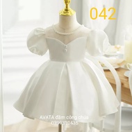 Baby girl princess dress, baby girl's baby dress (code 042)