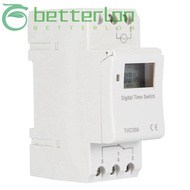 BETTER-LONTIME Programmable Digital Timer Switch, 7 Day 1-168h Electronic Time Control, Timer Relay 