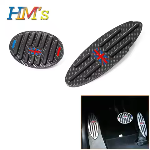 For MINI Cooper Auto Footrest Pedal Cover Countryman Accessories F60 R60 Clubman F54 R55 One R50 R53