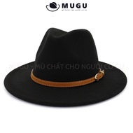 FN16 Premium Men's Fedora Hat - Outstanding Quality Men's Fedora Hat, Top Style | MUGU MUGU