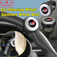 Toyota GR 360 ° Rotation Car Power Steering Wheel Ball Steering Wheel Spinner Handle Knob Booster Fo