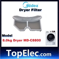 MIDEA 8kg midea dryer filter Front load dryer dust FILTER lint MD-C8800 C8800 midea dryer filter md-