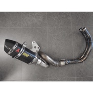 MT07 FULL SYSTEM EXHAUST MUFFLER RECONDITIONED