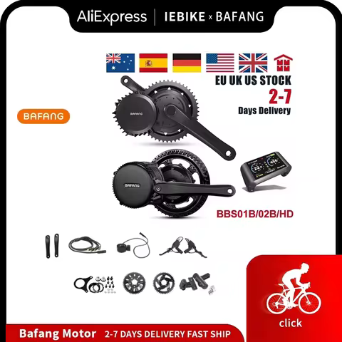 Bafang Motor BBSHD 52V 1000W BBS02B 750W 48V 500W BBS01B 350W 250W 36V BBS01 BBS02 BBS03 Mid Drive M