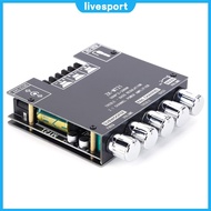 ZK-MT21 Bluetooth-Compatible Amp 2.1 Channel BT5.0 Audio Power Amp Stereo Amp Module Home Sound Syst